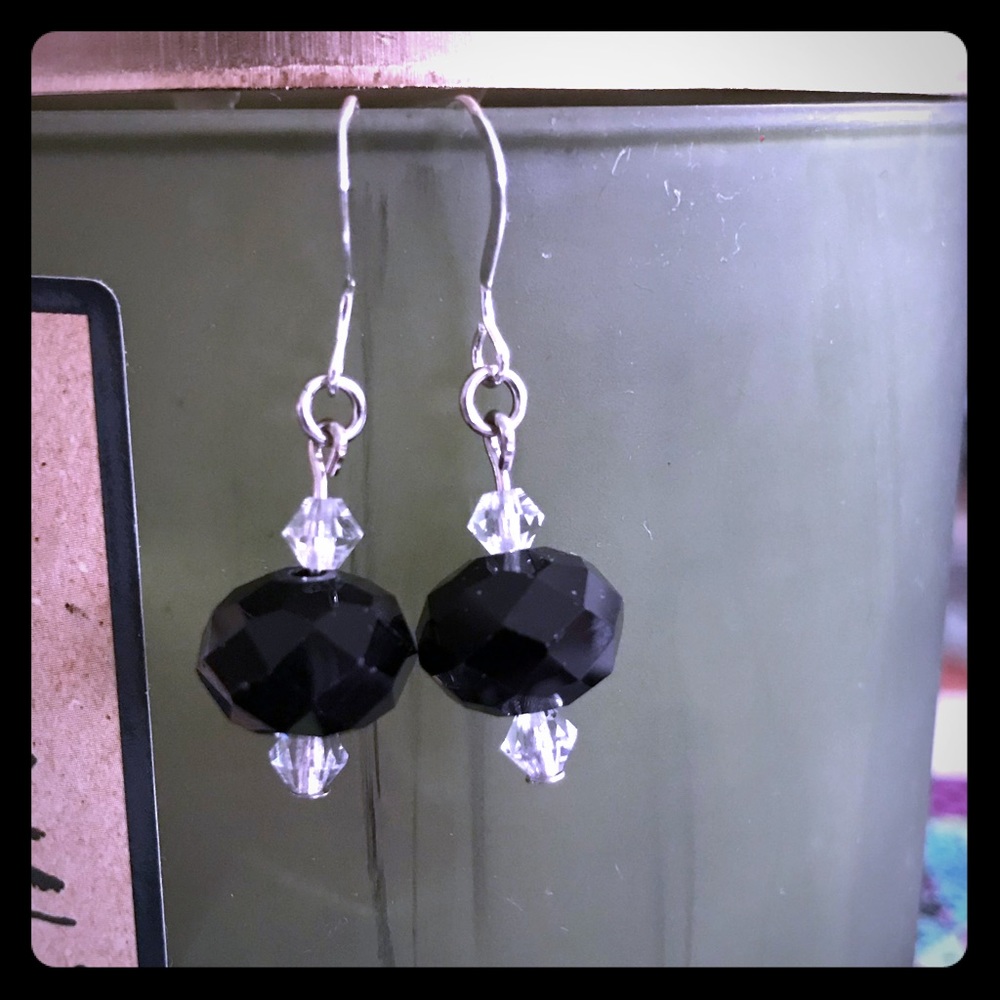 Swarovski sterling earrings